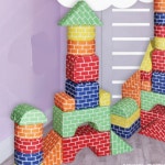 헝겊블록 유아놀이 창의력개발 촉감자극 두뇌발달 안전한 : 친구네상점2