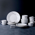 씨라인 도자기 식기세트 고급스러운 4인 홈세트 32p 다양한 구성 : 업소용 스토어