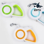 강아지 고양이 산책 리드줄 자동 줄길이 조절 가능한 오렌지 : 추억쉼터