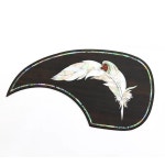 어쿠스틱 기타 픽가드 로즈우드 쉘 패턴으로 상감 접착 픽업 가드 스티커 장식 1. ROSE G0549 : 오더박스12호점