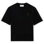 아미 스몰 하트 로고 박시 핏 티셔츠 BFUTS005 726 001 : 명품이안2