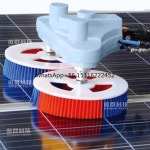 나일론 광배터리 패널 청소 도구 태양광 발전소 더블 디스크 브러시 1. Cleaning Brush : 오더박스13호점