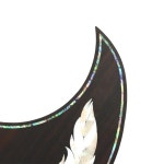 어쿠스틱 기타 픽가드 로즈우드 쉘 패턴으로 상감 접착 픽업 가드 스티커 장식 1. ROSE G0549 : 오더박스12호점