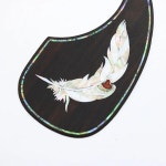 어쿠스틱 기타 픽가드 로즈우드 쉘 패턴으로 상감 접착 픽업 가드 스티커 장식 1. ROSE G0549 : 오더박스12호점