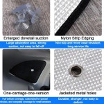 자동차 태양 보호 단열 그늘 커튼 앞 유리 자동 1. Rear Windshield : 오더박스21호점