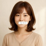 AI 헤어모델 - 미용실 홍보용 사진 : 달콤상콤팩토리