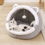 예쁜 고양이 숨숨집 고양이집 쿠션 방석 하우스 침대 용품 고양이숨숨이집 강아지 실외 : 케이지kg스토어
