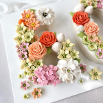 하남 미사 앙금 플라워 떡케이크 기념일 생신 - 윤슬시그니처 숫자케이크 코랄가든 : 윤슬 플라워케이크