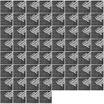 ZHUBANG 방음 시트 소음 저감 자동차 진동 제어 시트 방음 폼 패널 소음 흡수 시트 3.9 x 3.9 x 0.08 인치 (100 x 100 x 2 mm) : 시구왕바다
