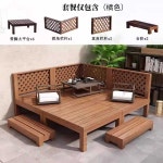야외 평상 데크 조립식 마루 테이블 테라스 마당 옥상 정자 들마루 DIY 1. A(탄화)-그리드펜스 : 바이-직구