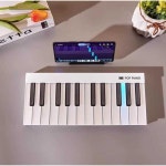 전자피아노 연동 교육 기능 탑재 스마트 연주보조 흰색 확장 24키 (업) : SH 에스에이치
