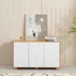 홈카페 거실 안방 트렌디한 템바보드 여닫이 수납장 튼튼한 단정한 원룸 : IVY퍼니처