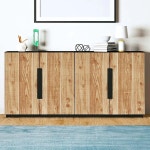 나뭇결 벽지 자기 접착 방수 가구 캐비닛 장식 나무 껍질 스틱 벽 종이 1. H1445 : 딜리벌월드20호점