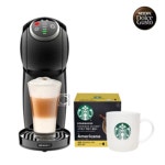 [네스카페 돌체구스토] 지니오S 플러스 커피머신+스타벅스 캡슐(1박스 랜덤)+머그컵 세트 : 할인정품스토어