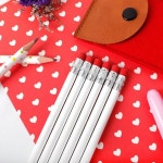 어린이날 고급 2B 동아 연필 네임 초등 필기구 1자루 새학기 준비물 학교 입학 선물 연필캡 어린이집 유치원 특별한 추천 : CHATBLANC