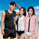 [도착보장] 위크나인 부력보조복 성인 남자 여자 슬림핏 라이프자켓 구명조끼 위크자켓 핑크, 50kg : 위크나인