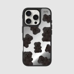 디자인스킨 맥세이프 미러 그래픽 케이스-베어즈_블랙 : DESIGNSKIN