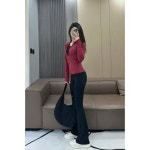 요가 의류 여성 로고 착용으로 재킷을 정의 긴 소매 전체 지퍼 스포츠 체육관 운동 의류 슬림 피트 Dupes Athletic : 챔프재이