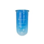 6521-14 시리즈 원통형 반응 플라스크 플레인 100mm 쇼트 플랜지 O-링 그루브 3L 용량 : 레릭23
