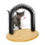 고양이 그루밍 브러쉬 캣닢포함 빗 미용 : batoplaza