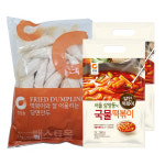 청정원 분식집떡튀(국물떡볶이 380g 2개 + 당면만두 1kg 1개) 세트 : 패스트몰 스토어