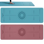 요가매트 두꺼운 TPE 홈터 운동 센터라인 8mm 운동매트 : 지니네쇼핑