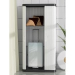 간이 창고 야외 발코니 수납장 선팅 가든 정원 잡화 도구 빌라 : BLEUCIEL