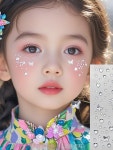 아크릴 반짝 이는 NK-LT-88 1. 라인 반짝이 자기 메이크업 스타 축제 스티커 하트 얼굴 눈 크리스탈 음악 접착 분나비 화채 : 샤인인터네셔널