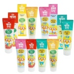 뽀로로 어린이치약 90g 10개 4가지향/유아 저불소 치약 어린이집 유치원 - : e경마트