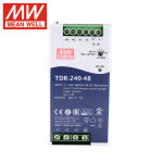 MEAN WELL 슬림 3 상 산업용 DIN 레일 PFC 기능 TDR-240 TDR-240-24 24V TDR-240-48 48V 240W : 연무무역
