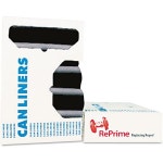 AccuFit H6644PKR01 캔 라이너 프라임 레진 33 x 44 130 밀리언 블랙 100카튼 1674919 : 모어텐