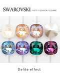 [AUSTRIA CRYSTALS] #4470 쿠션컷스퀘어 F/W딜라이트 10mm : 보니비 네일