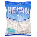 크라운 비단 박하 캔디 400gx6개 1박스 대용량 디저트 후식 사탕 간식 발렌타인 : 가락2랜드