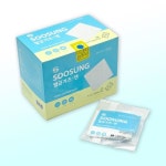 수성 멸균거즈 7.5cm(100매) 개별포장 소독거즈 의료용 드레싱 약국 접은 탈지면 최신 제조 상품 : HU메디