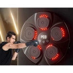 훈련용 스마트뮤직복싱 벽걸이 샌드백 홈펀치 리듬 전자 블랙 펀치백 단일 : 이그니스스토어