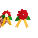 가정의달 미술 펠트 카네이션 브로치 만들기 마음을 전하는 뱃지 어버이날 행사 부모님 선물 : 만들기 놀이터
