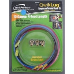 QT2910 3 터미널 수리 키트 10AWG 4FT 리드 10 게이지 포함 : 레릭33