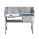 스테인레스 생선작업대 야채 테이블 고기 횟집 야채 100x60x80cm : 스피드배송마켓