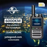 무전기 PTT G6086 워키토키 5000km 100km YATEGOOD 장거리 젤로 GPS 글로벌 4G 라디오 standard 1PCS : 히메스토어
