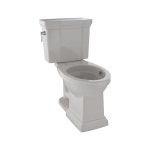 TOTO CST404CUFG12 산책로 II 1G 투피스 길쭉한 1.0 GPF 범용 높이 화장실CEFIONTECT 포함 세도나 베이지 Sedona Beige : 블랙이즈백마켓