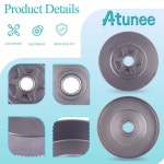 Atunee 530047061 Husqvarna 36 41 136 137 141 142 체인톱용 클러치 드럼 및 오일 펌프 오일러 키트 웜기어 교체 545 03 68-01... 