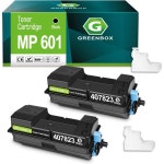 GREENBOX 호환 MP501 MP 601 토너 카트리지 Ricoh 501 SP 5300 5310 프린터 교체용 407823 | 25000페이지 2블랙 : 아이샤퍼