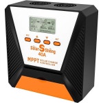 12V 24V 오토 40A 태양광 충전 컨트롤러 최대 100V 입력 납축 및 리튬 배터리 충전 및 방전을 위한 태양광 패널 레귤레이터 : 가가베스트샵