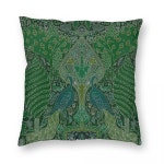 공작 아트 비소 녹색 사각형 베개 커버 폴리 에스터 리넨 벨벳 패턴 장식 던지기 침대 쿠션 1. As Shown : 에이치에스라이프몰10호점