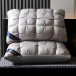 (라온케이샵) 고급 호텔 쿠션베개 화이트 그레이 AK9172 : 라온케이샵