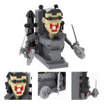 스키비디 토일렛 트라이 카운터 타이탄 티비맨 스피커맨 피규어 브릭 블록 굿즈 MOOXI MOC1358 207Pcs ibidi 화장실 모델 공예 호환 빌딩... 