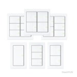 와이드 스위치 1로 16A 250V 5구 전기공사자재 4구 1구 3구 : 대현생활용품추천샵