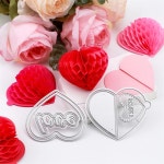 벌집 종이 패드 공예 팝업 카드용 칼 금형 도구와 일치 공예품을 만들기 티슈 휴일 카드 1. H8945 : 오더박스29호점