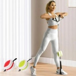 손잡이가있는 운동 튜브 전신 밴드 근육 훈련 장비 다리 팔 가슴 코어 무게 피트니스 1. green : 오더박스8호점