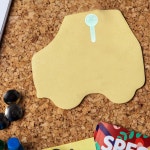 후크 압정 광장 골드 게시판 핀 벽 스터드 여행에 걸이형 기본 : 오더박스13호점